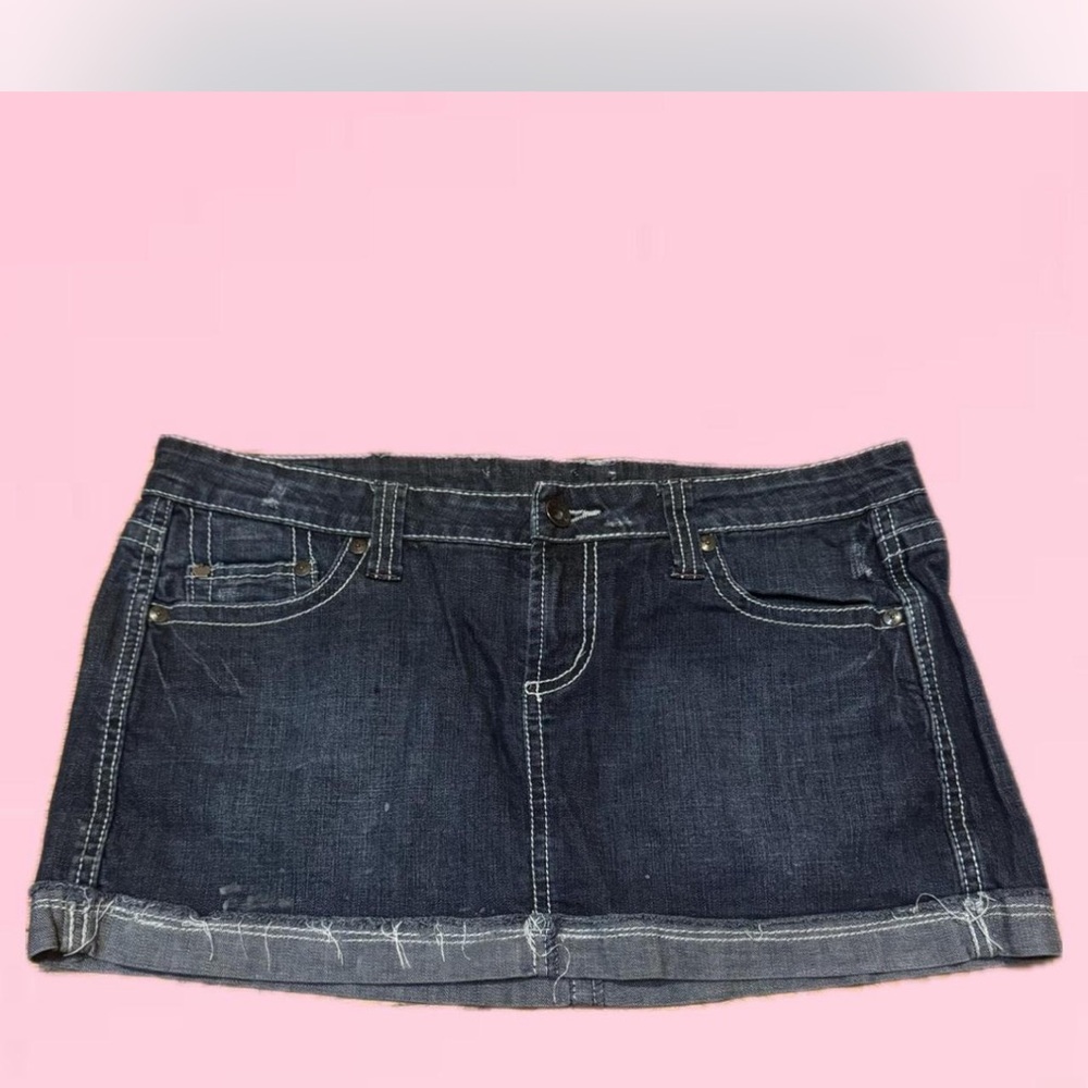 Denim Mini Skirt